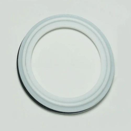 10" Teflon Envelope Viton Filler Insert Tri-Clamp Gasket