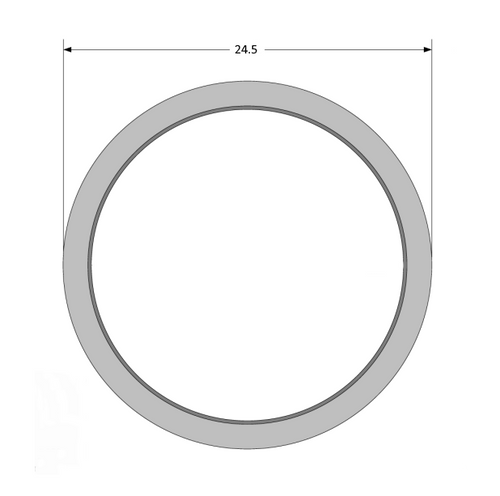 Betts 3907  24.5" Brown FKM (Viton) Manway Gasket .61" Square Betts 3907  24.5" Brown FKM (Viton) Manway Gasket .61" Square