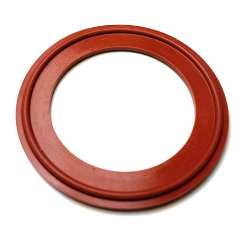 1-1/2" Red Silicone Split ID Tri-Clamp Gasket