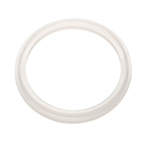 4" Silicone Split ID Tri-Clamp Gasket - Platinum Cured