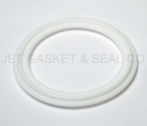 10" White Teflon 100% Virgin PTFE Tri-Clamp Gasket