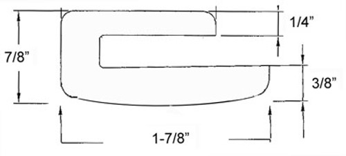 Standard  16.5" Grey EPDM Manway Gasket