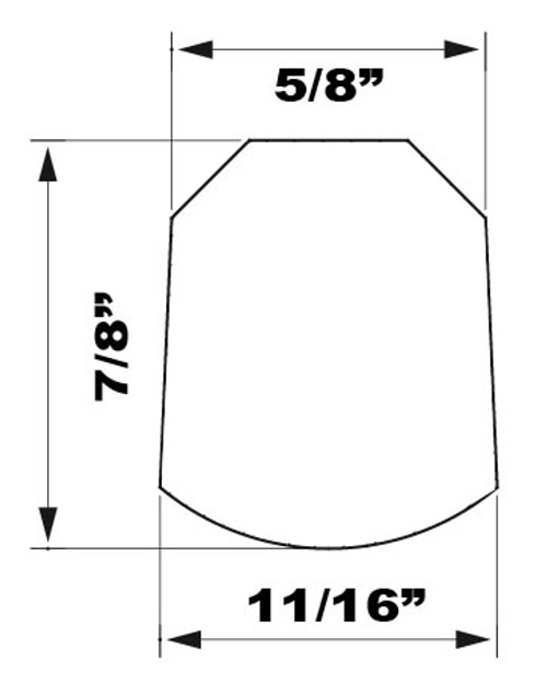 17.5"x12.75" Grey EPDM Manway Gasket Compatible with Zorzini GR/165