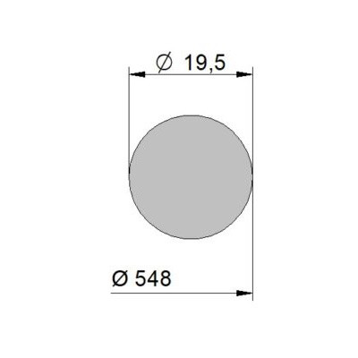 Zorzini GTR/500  Grey EPDM Manway Gasket