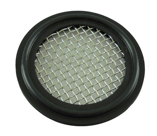 Tri Clamp Screen Gasket 1.5" Black EPDM 10 Mesh