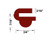 Zhongde Style Slim 18" Red Silicone Manway Gasket
