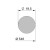 Zorzini GTR/500  Grey EPDM Manway Gasket