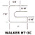 Walker HT3C 19" White Buna Manway Gasket