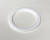 Molded I-Line Gasket 2.5" White Teflon PTFE
