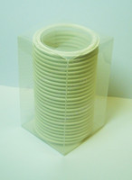 3" White Teflon 100% Virgin PTFE Tri-Clamp Gasket Box of 25