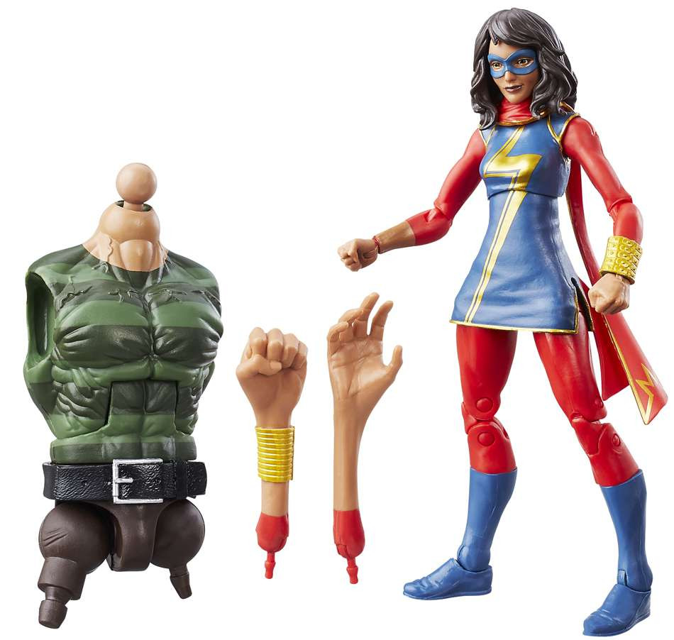 Marvel Legends Ms Marvel - Kamala Khan Sandman Build A Figure Marvel Legends Ms Marvel - Kamala Khan Sandman Build A Figure
