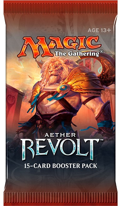 Magic The Gathering Aether Revolt Booster Pack RUSSIAN, 15 Cards