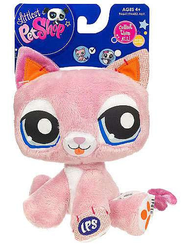Littlest Pet Shop Kitty 5 Plush Pink Hasbro Toys ToyWiz