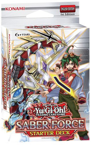 YuGiOh Trading Card Game Saber Force Starter Deck Konami ToyWiz