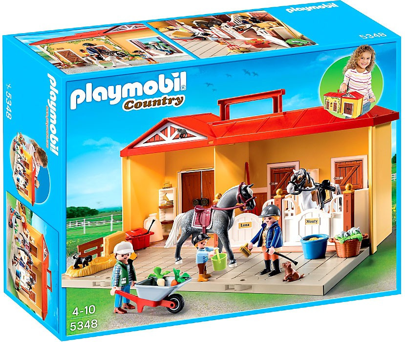 Playmobil Country Take Along Horse Stable Set 5348 ToyWiz