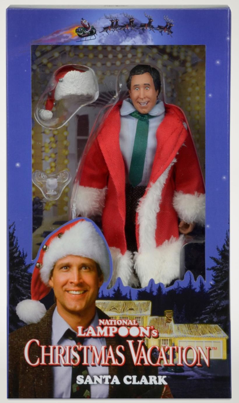 NECA National Lampoons Christmas Vacation Santa Clark Griswold 8 Retro 