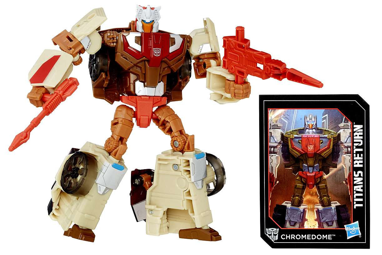 Transformers Generations Titans Return Stylor Chromedome Deluxe Action