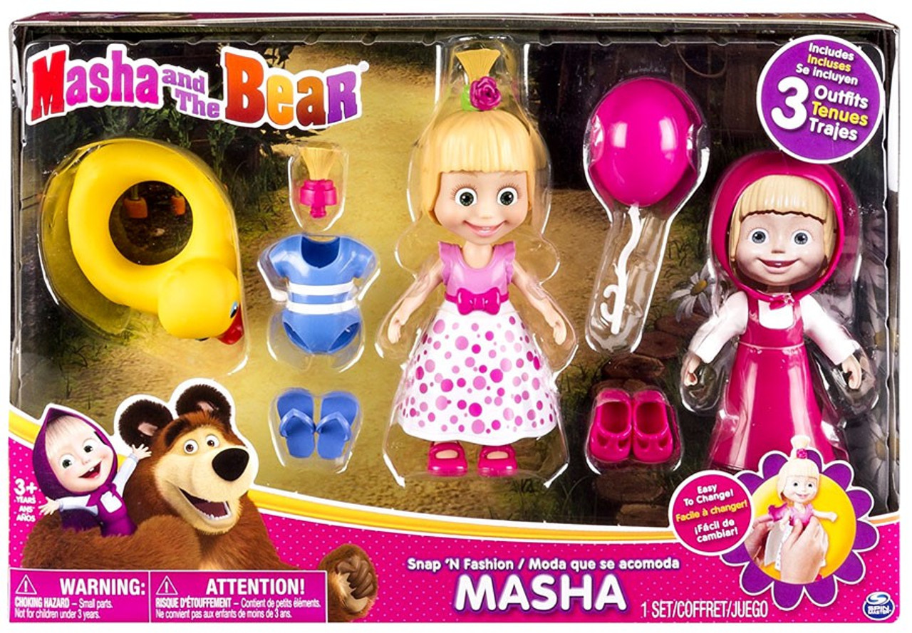 Masha And The Bear Snap N Fashion Masha Exclusive Playset Style 1 Spin 