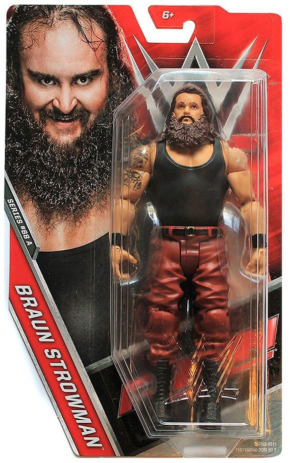 WWE Wrestling Series 68 Braun Strowman 6 Action Figure Mattel