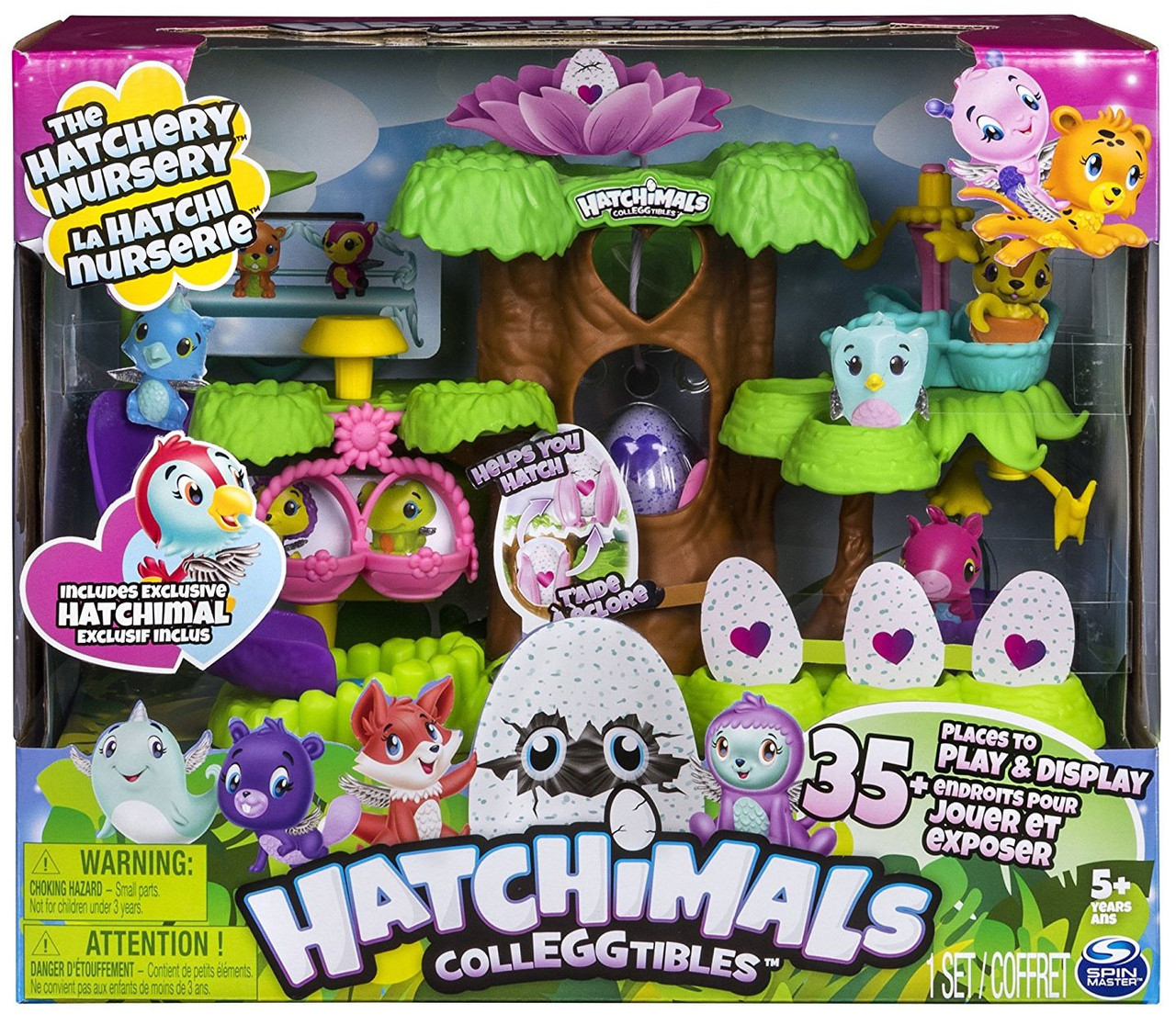 Hatchimals Colleggtibles The Hatchery Nursery Playset Spin Master ToyWiz