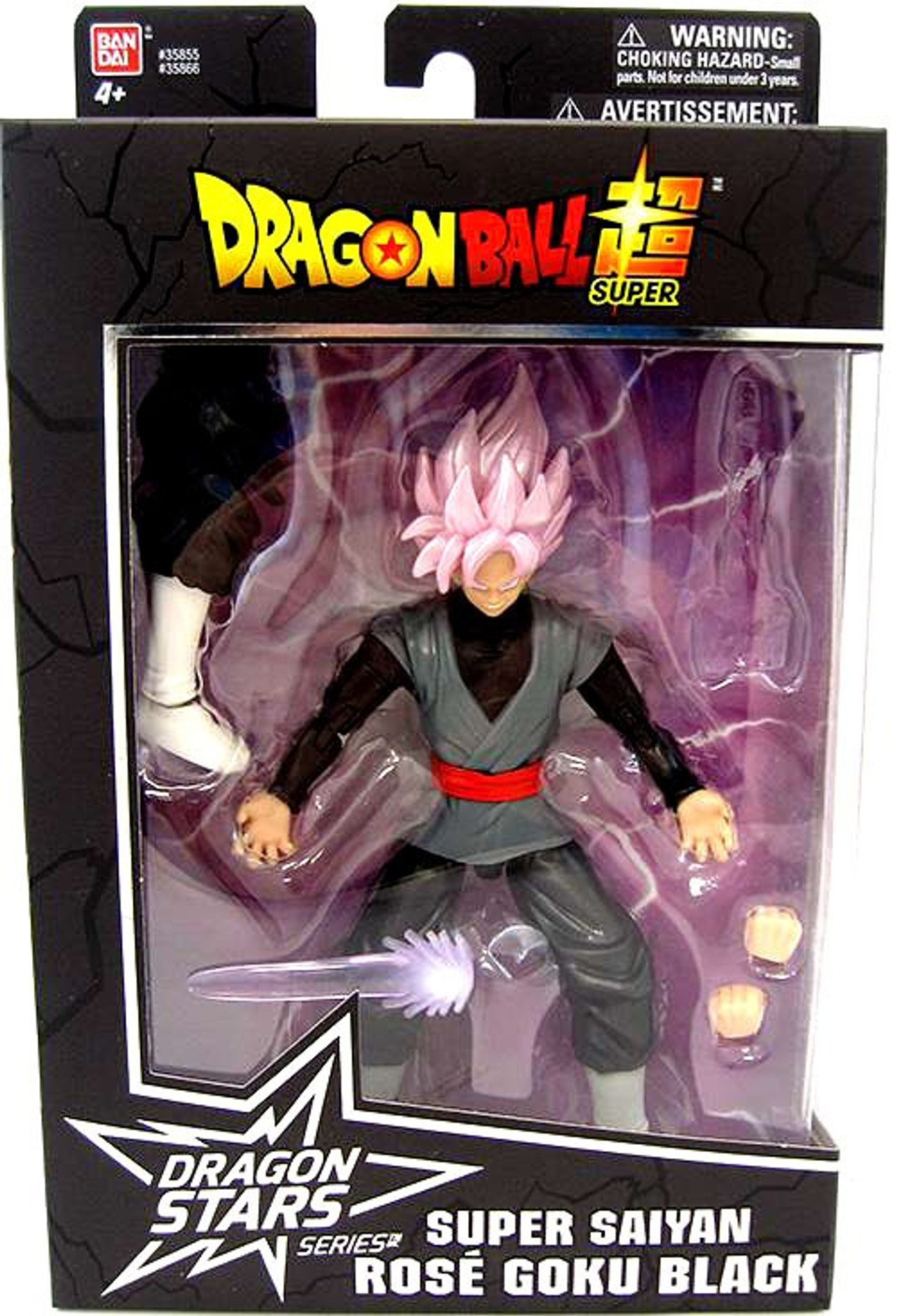 Dragon Ball Super Dragon Stars Series 4 Super Saiyan Rose Goku Black 65 Action Figure Fusion 7368