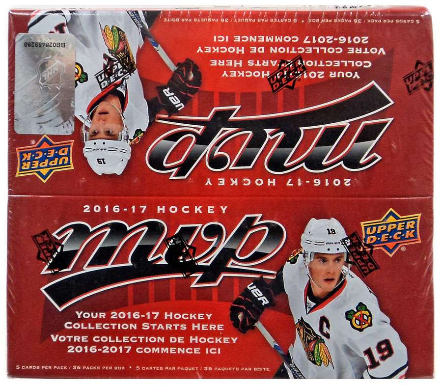 NHL 201617 MVP Hockey Trading Card RETAIL Box Upper Deck ToyWiz