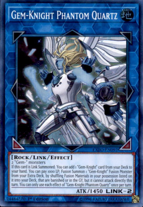 YuGiOh Extreme Force Single Card Super Rare GemKnight Phantom Quartz