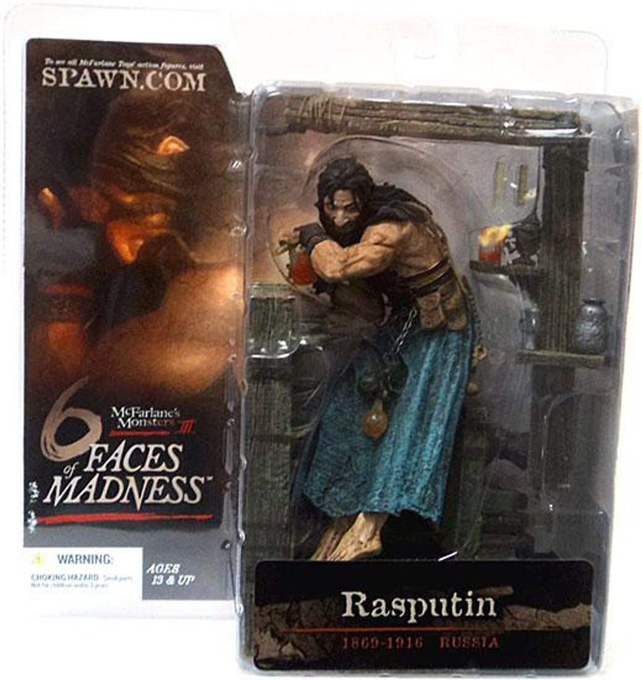 Mcfarlane Toys Mcfarlanes Monsters 6 Faces Of Madness Rasputin Action