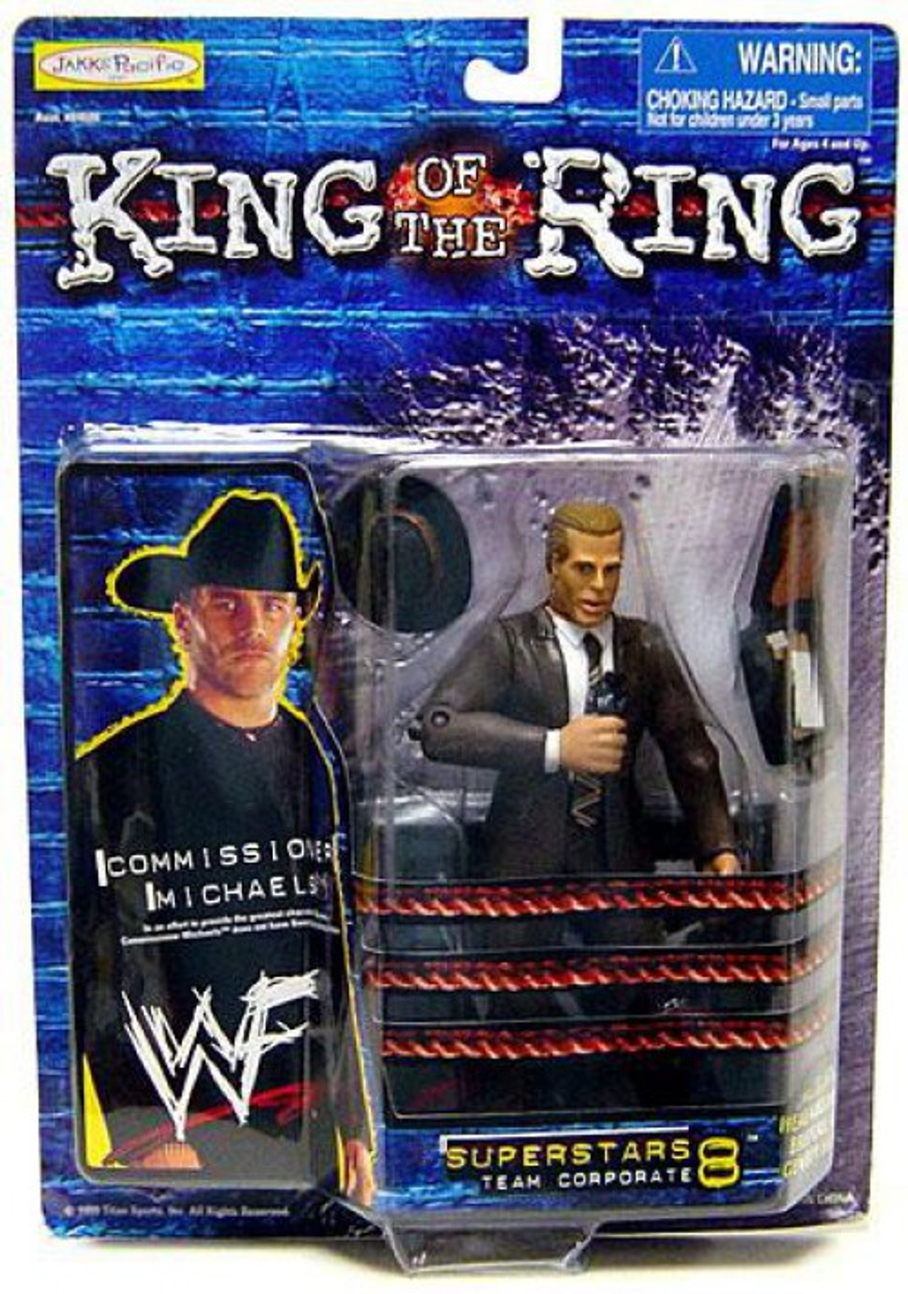 WWE Wrestling WWF King of the Ring Superstars Commissioner Shawn