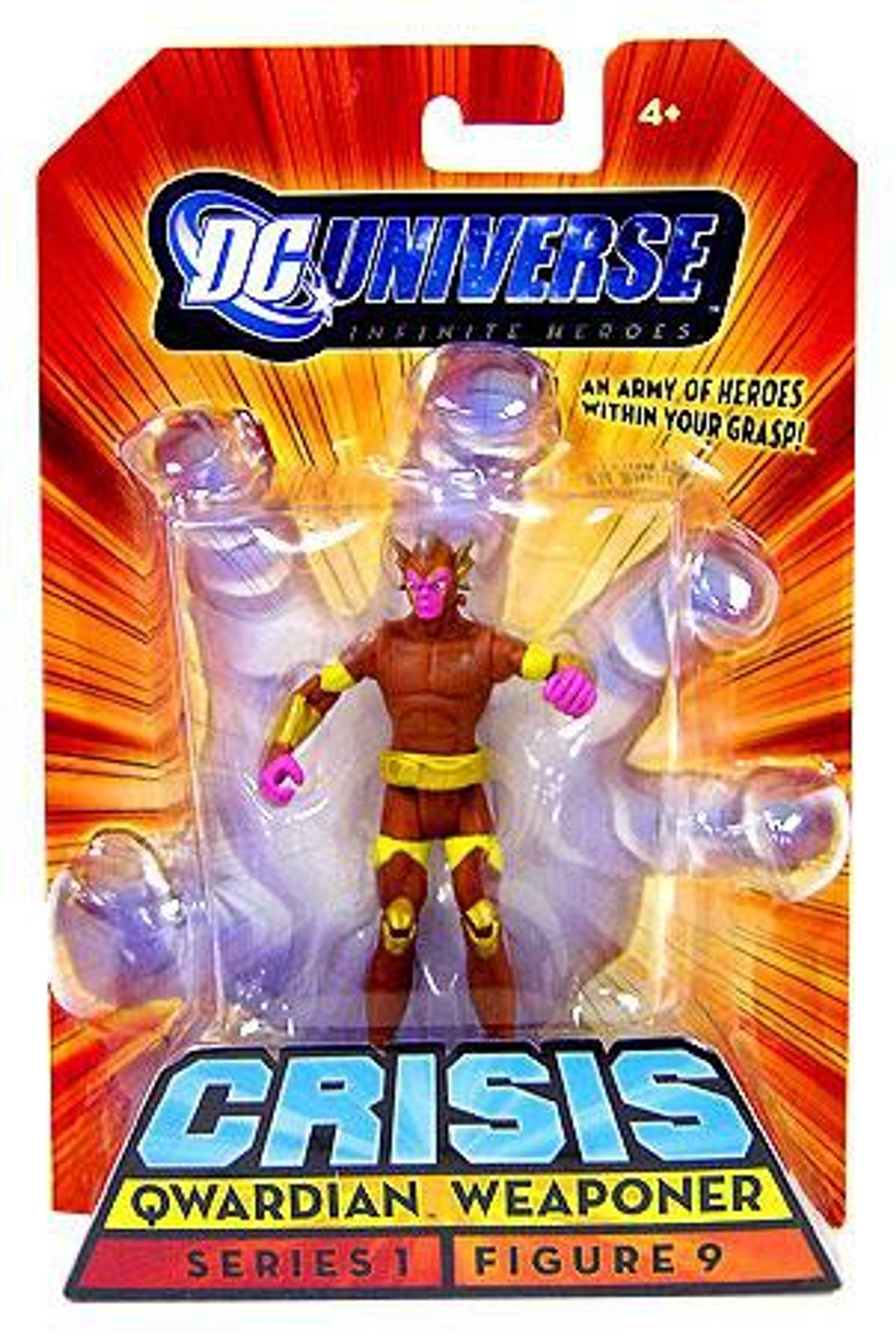 DC Universe Crisis Infinite Heroes Series 1 Qwardian Weaponer 3.75