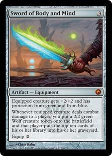 Magic The Gathering Scars of Mirrodin Single Card Mythic Rare Sword of ...