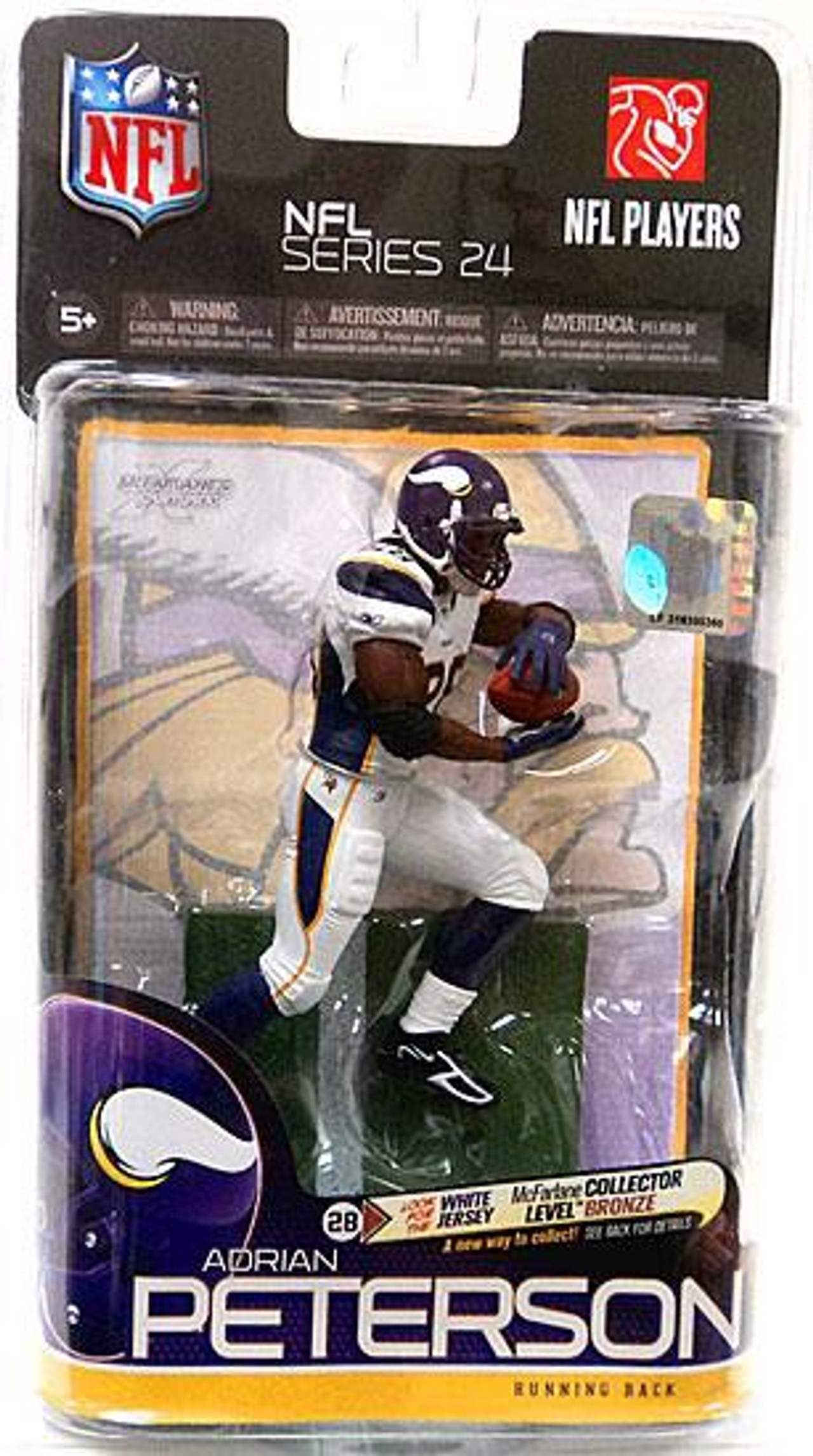 McFarlane Toys NFL Minnesota Vikings Sports Picks Series 24 Adrian