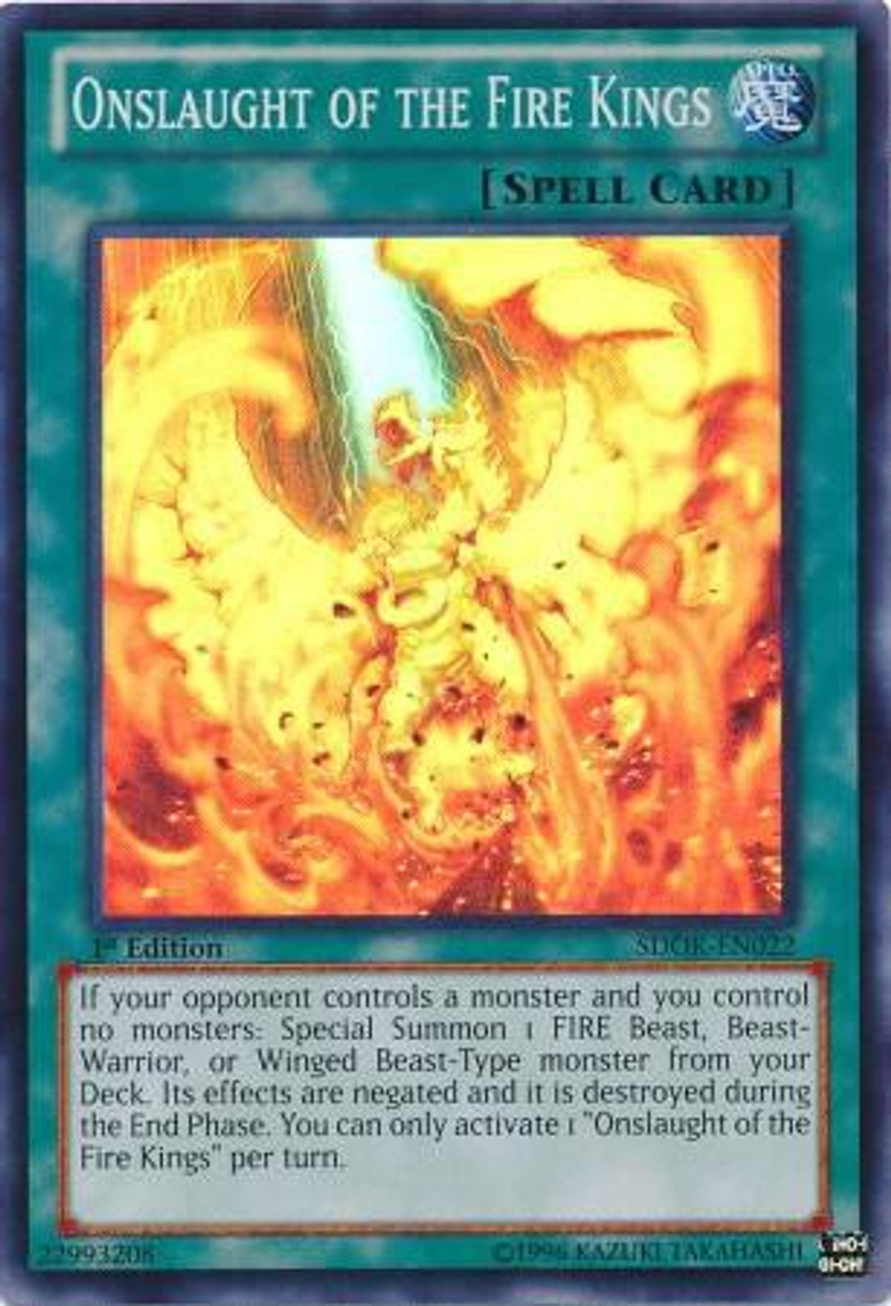 YuGiOh Structure Deck Onslaught of the Fire Kings Single Card Super