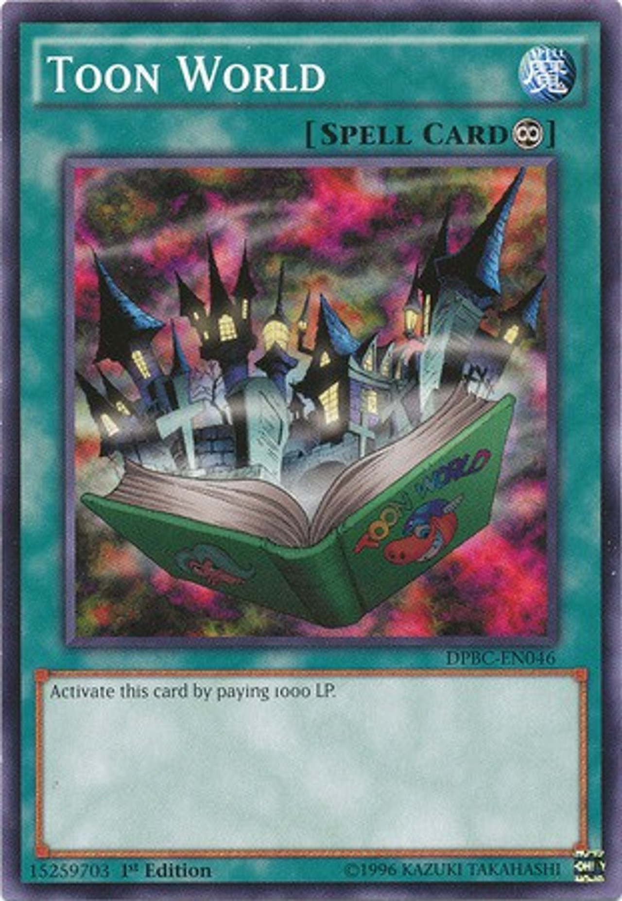 YuGiOh Duelist Pack Battle City Single Card Common Toon World DPBC