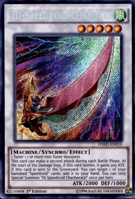 Yu-Gi-Oh! - Speedroid Takentomborg (HSRD-EN006) - High-Speed Riders - 1st Edition - Super Rare - Carta Collezionabile