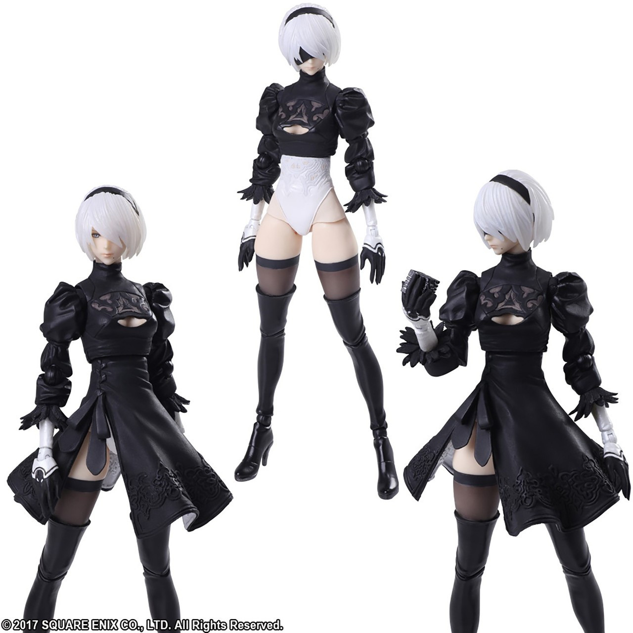 Nier Automata Bring Arts 2b 56 Action Figure Version 2 Square Enix Toywiz 5032