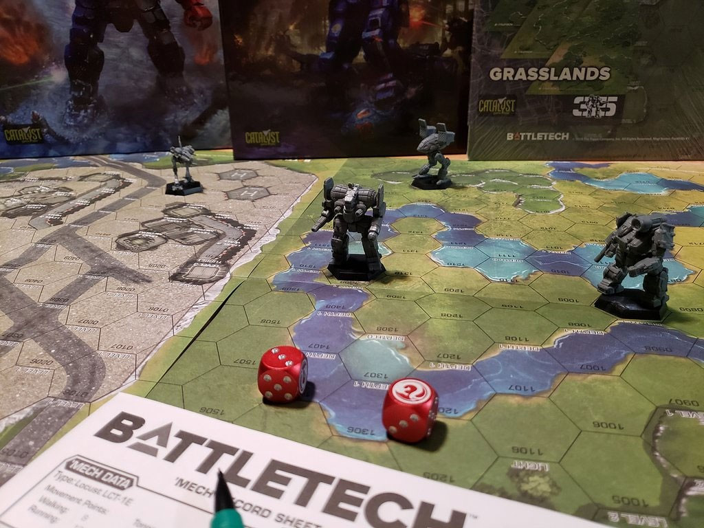 BattleTech Grasslands Map Pack Catalyst Game Labs - ToyWiz