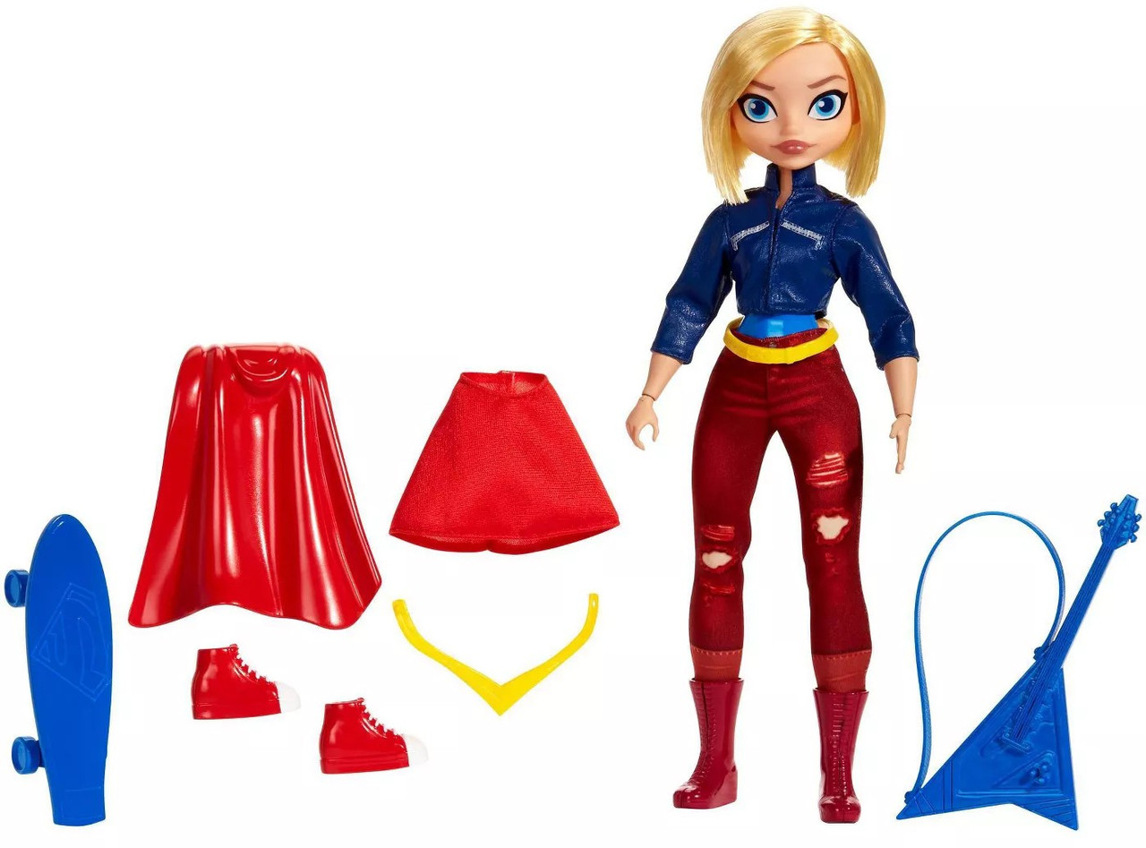 Dc Super Hero Girls Teen To Super Life Supergirl 12 Doll Mattel Toys Toywiz