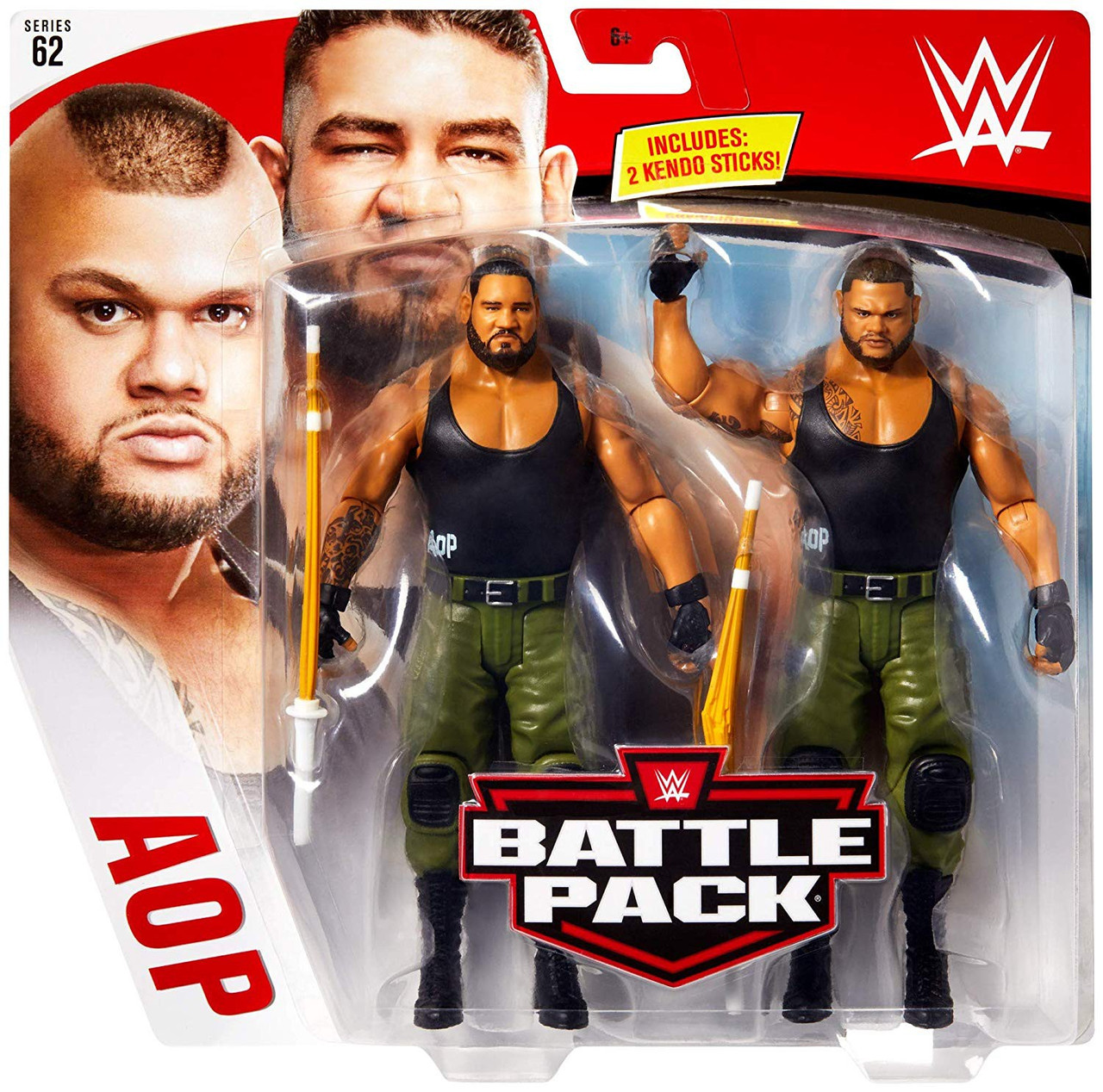 WWE Wrestling Battle Pack Series 62 Akam Rezar 6 Action Figure 2Pack