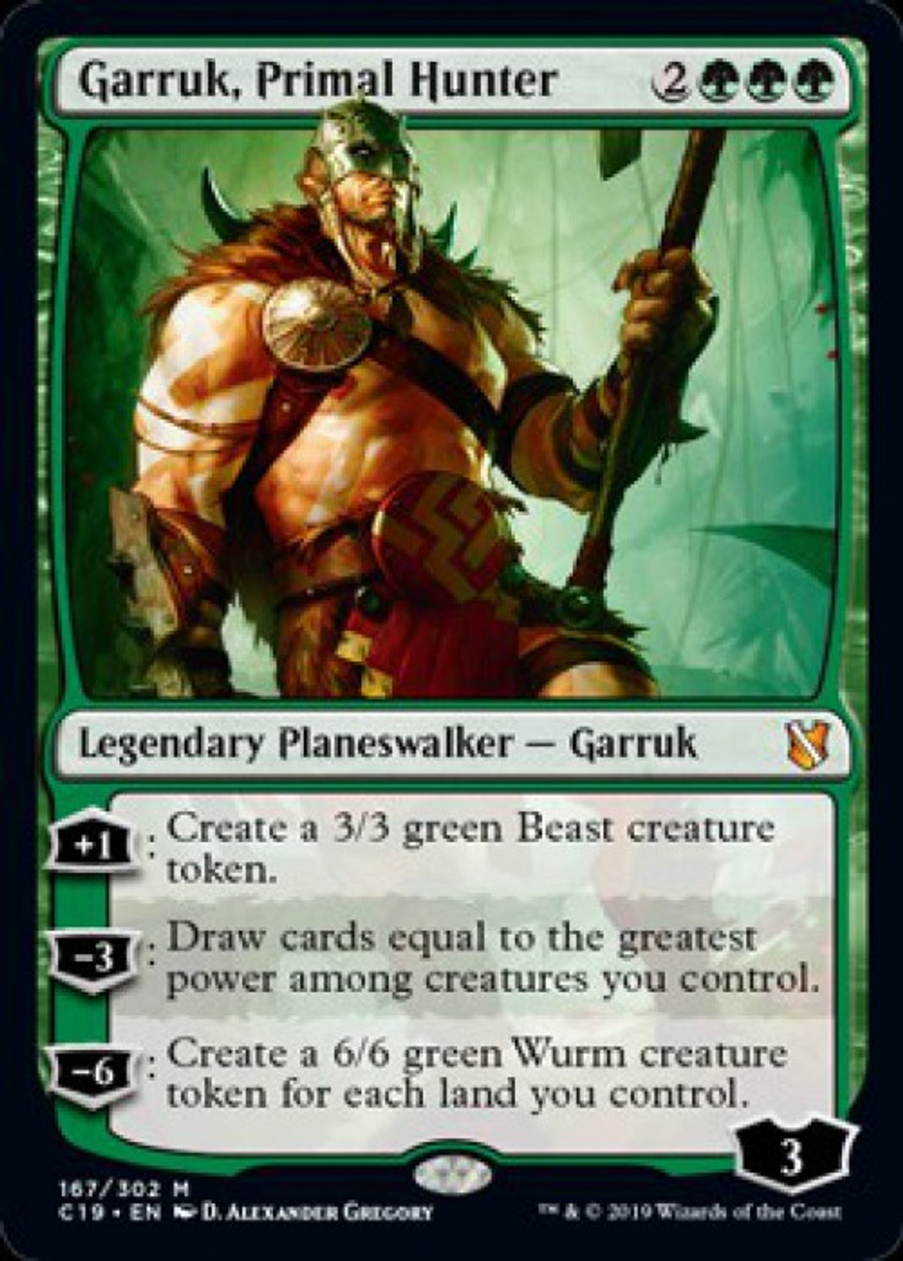 mtg garruk primal hunter