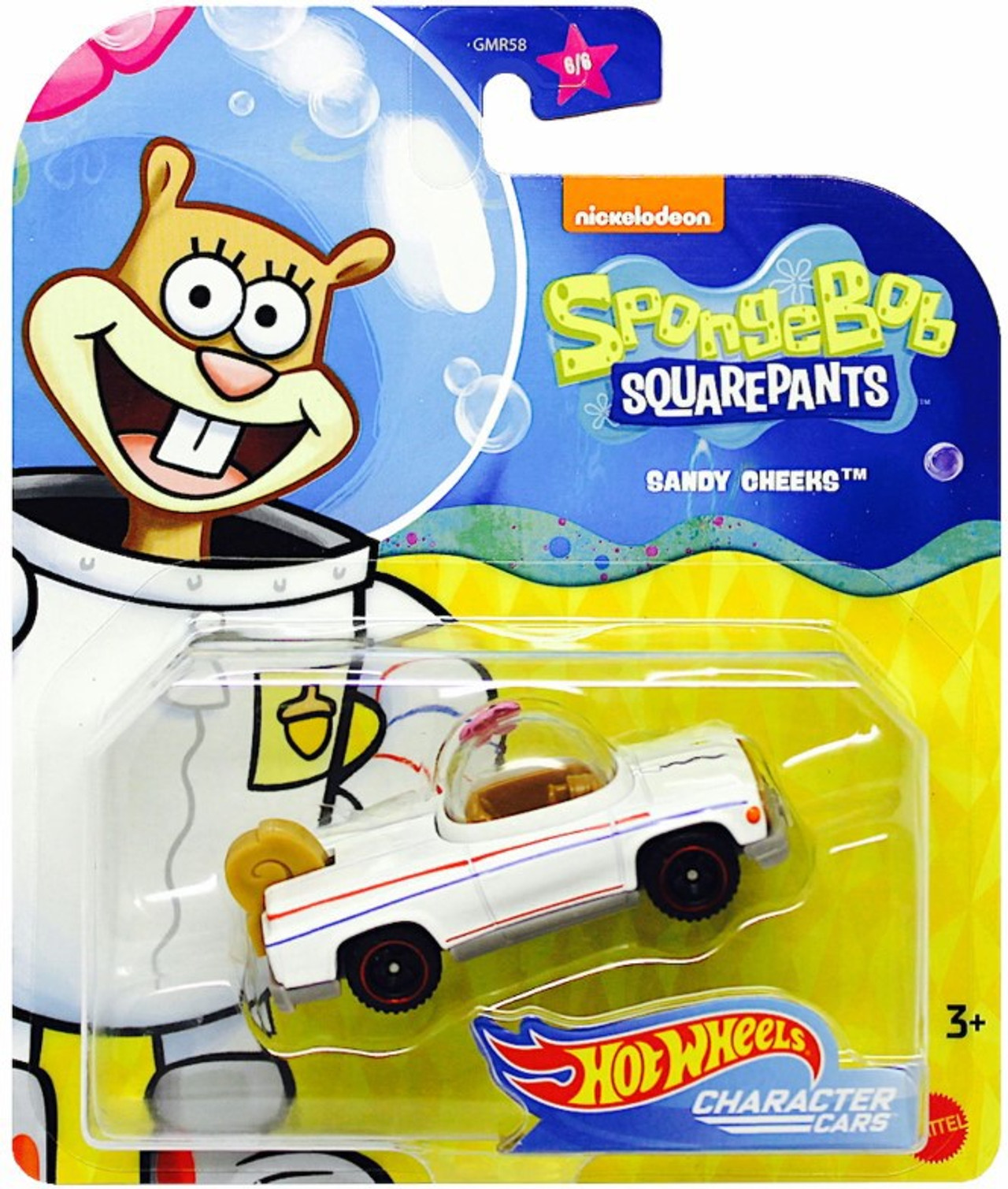 Hot Wheels Spongebob Squarepants Character Cars Sandy Cheeks Diecast Car 2020 Mattel Toys Toywiz 