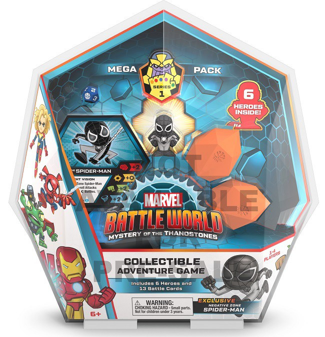 Funko Marvel Battleworld S3 Mega Pack – Vision (Classic) & Weitere Helden, Sammelspiel