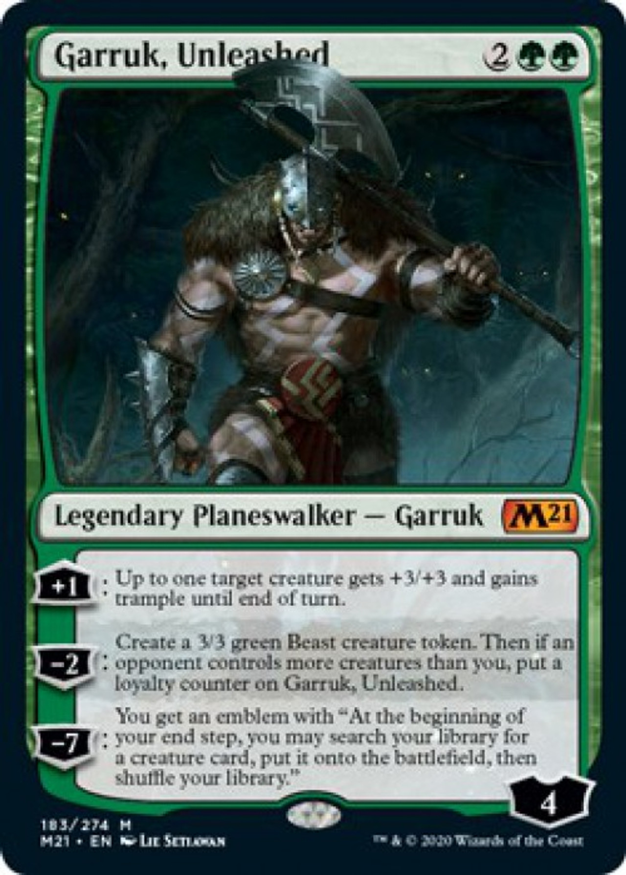 Magic The Gathering Core Set 2021 Single Card Mythic Rare Garruk
