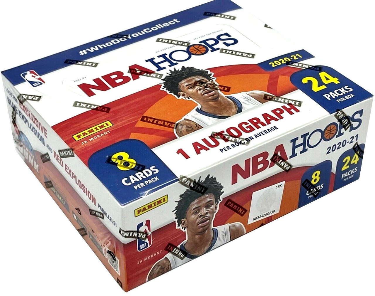 NBA Panini 202021 Hoops Basketball Trading Card RETAIL Box 24 Packs, 1