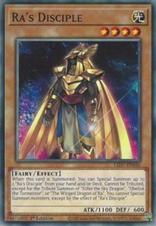 YuGiOh Legendary Duelists Rage of Ra Single Card Common Ras Disciple
