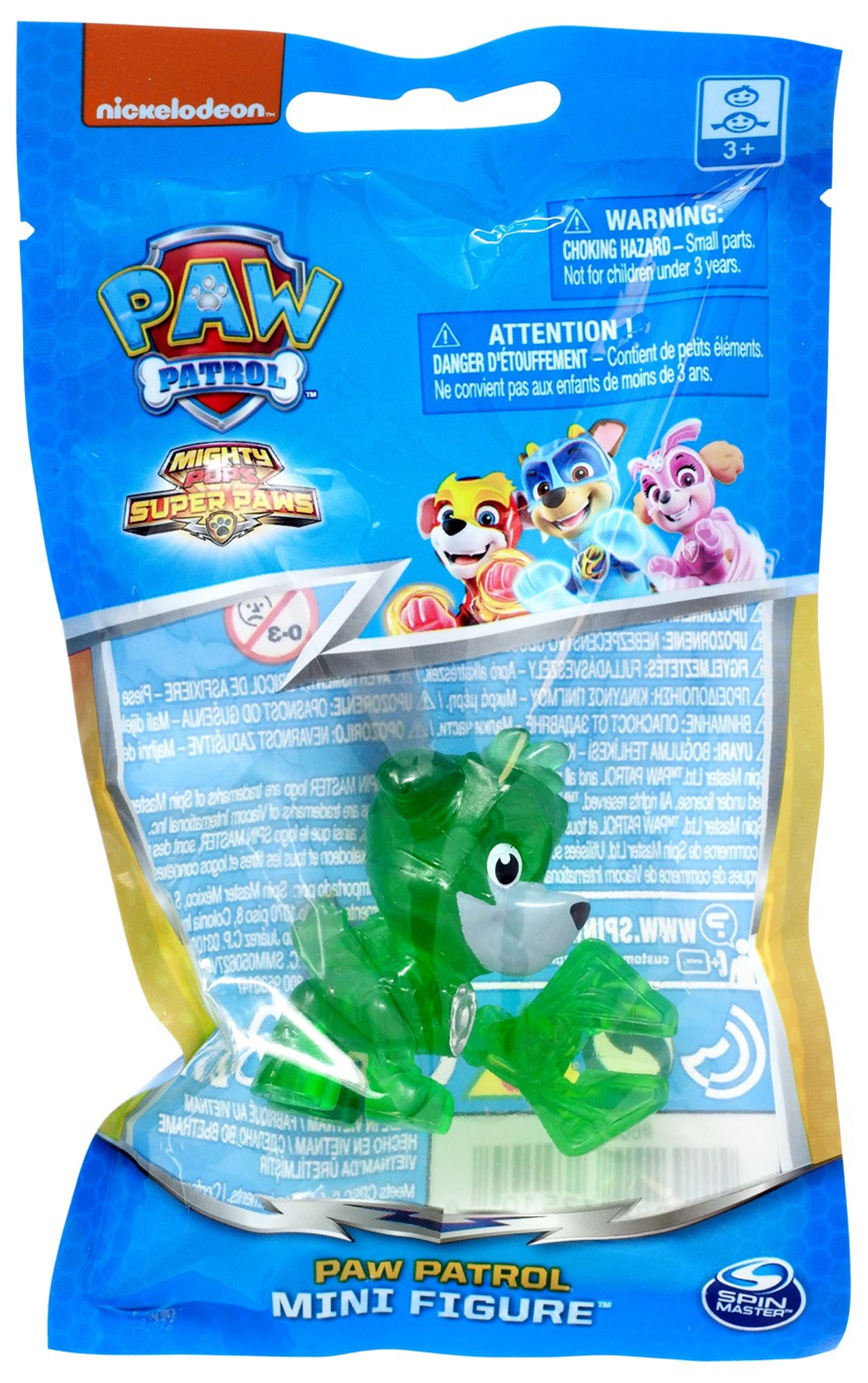 Paw Patrol Mighty Pups Super Paws Rocky 2 Mini Figure Spin Master Toywiz 