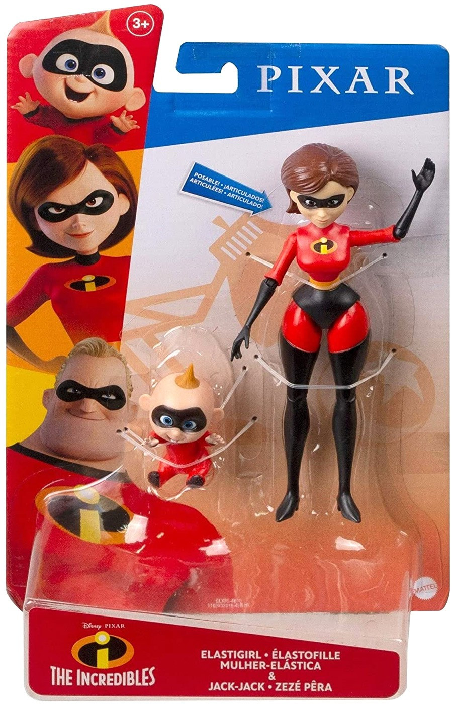 Disney Pixar The Incredibles Elastigirl JackJack 6 Action Figure