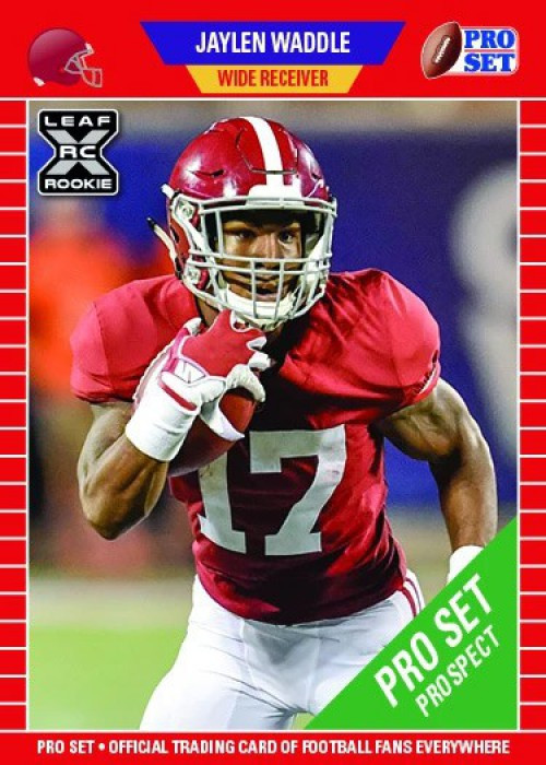 NFL 2021 Pro Set Football Jaylen Waddle Trading Card XPS4 XRC Rookie