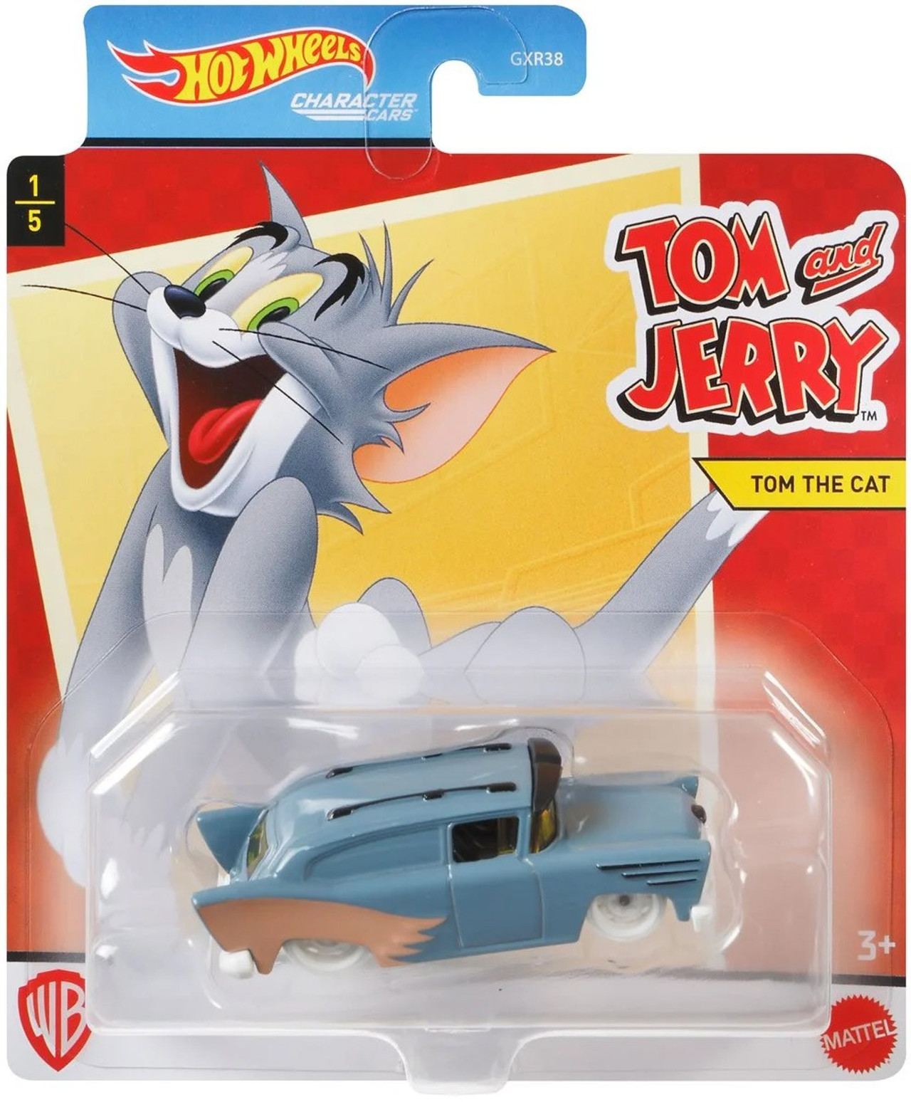 Hot Wheels Tom Jerry Character Cars Tom 164 Diecast Car Mattel Toys Toywiz