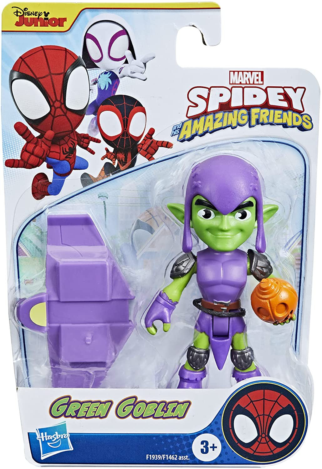 Marvel Spidey His Amazing Friends Green Goblin Action Figure Hasbro